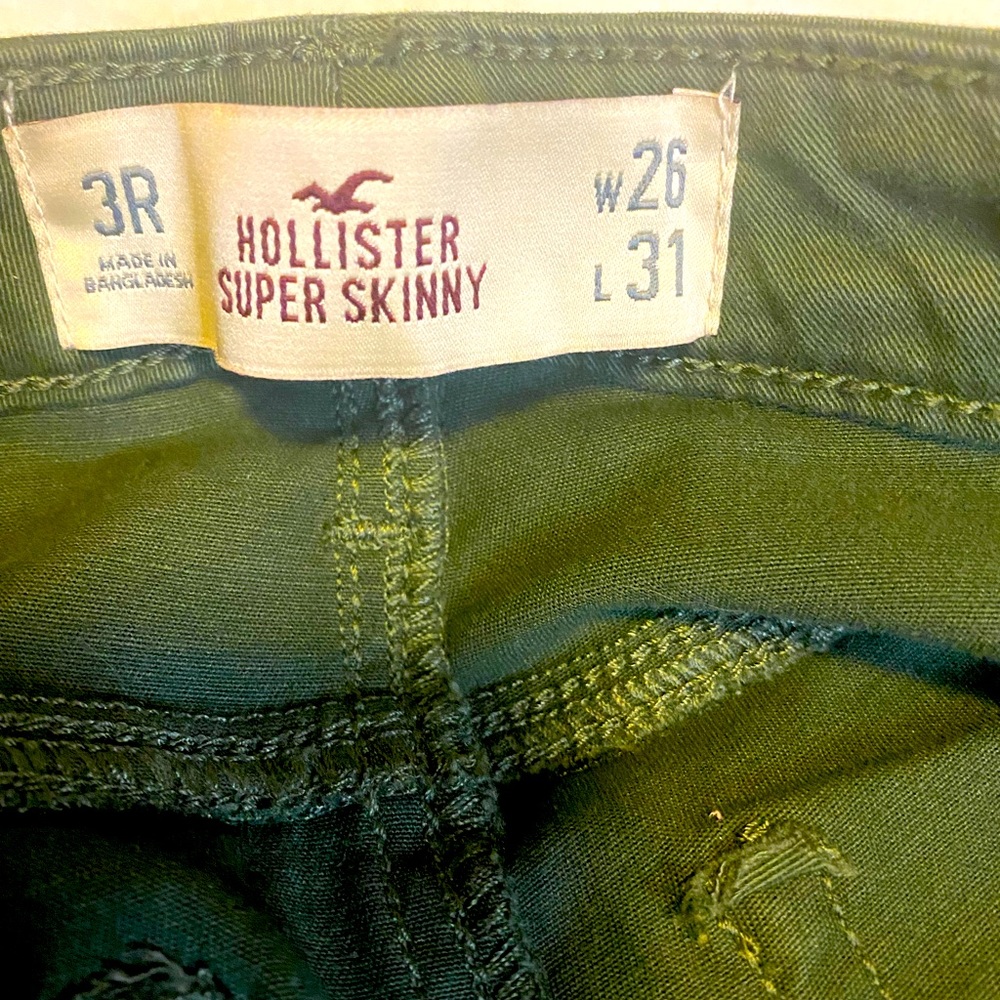 Hollister Jeans in apple green color